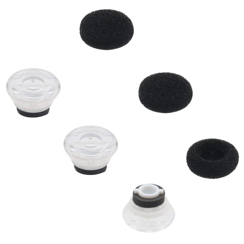 ALXCD Gel Eartips for Voyager Legend Headset, 3 Pcs Soft Gel Ear Tips & 3 Pcs Foam Covers, Fit for Headset Voyager Legend (S) - Image 1